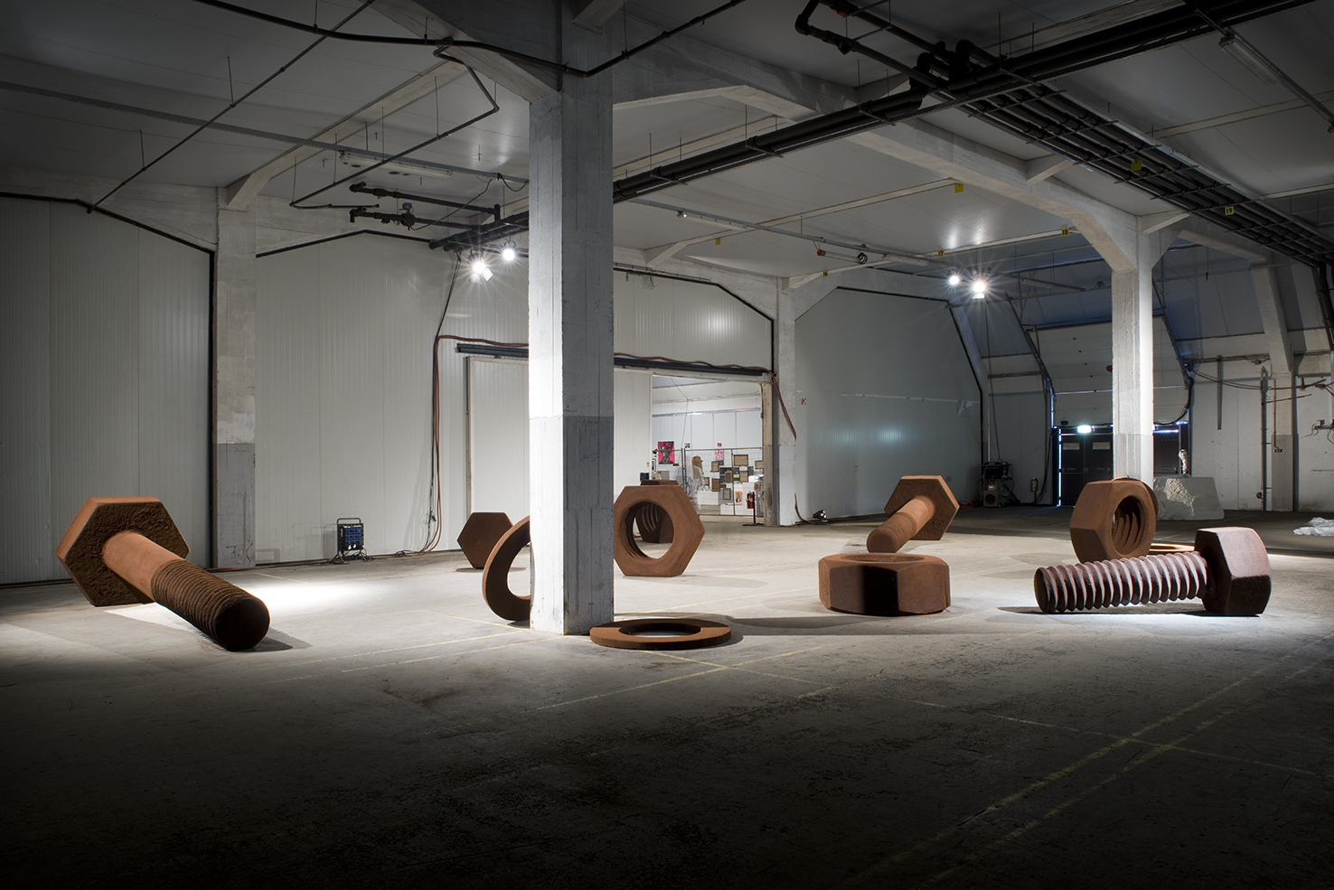 Art Warehouse (2013) Verleden in Wording | coffee with styrofoam 